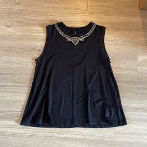 Three dots embellished tank top